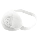 Cienka opaska z różyczką 80-86-92