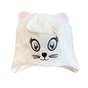 Czapka wiosenna "Kicia" 104-110 rozmiar 52