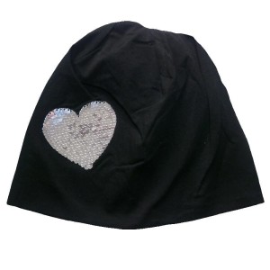 Czapka wiosenna "Shiny heart" 98-104-110 rozmiar 50-52