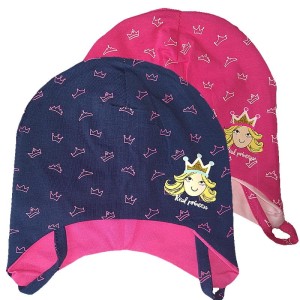Czapka wiosenna "Little Princess" 62-68-74 rozmiar 38-40